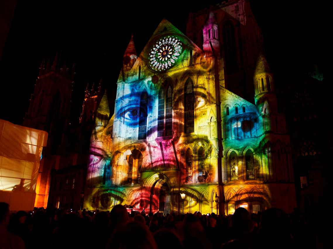 Videomapping: análisis, curva dramática y materialidad