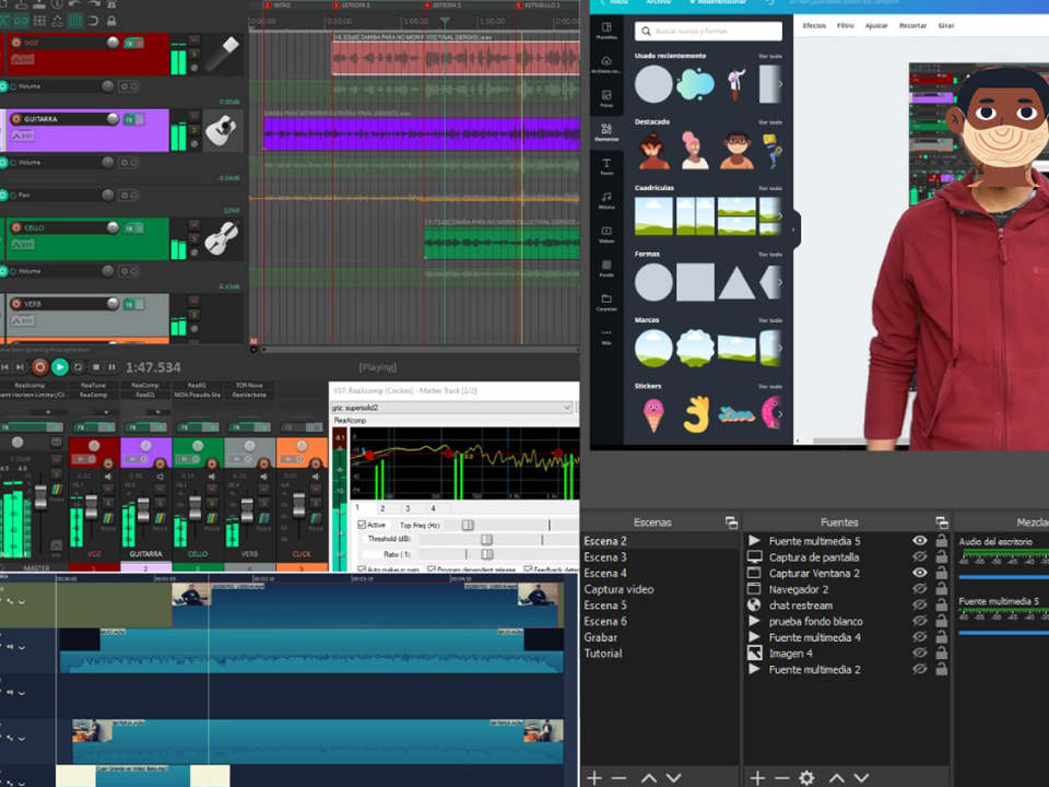 Producción de contenido musical-audiovisual
