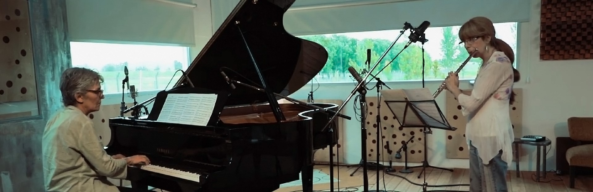 Dúo Myriam Pennisi y Graciela Rebollar, flauta y piano