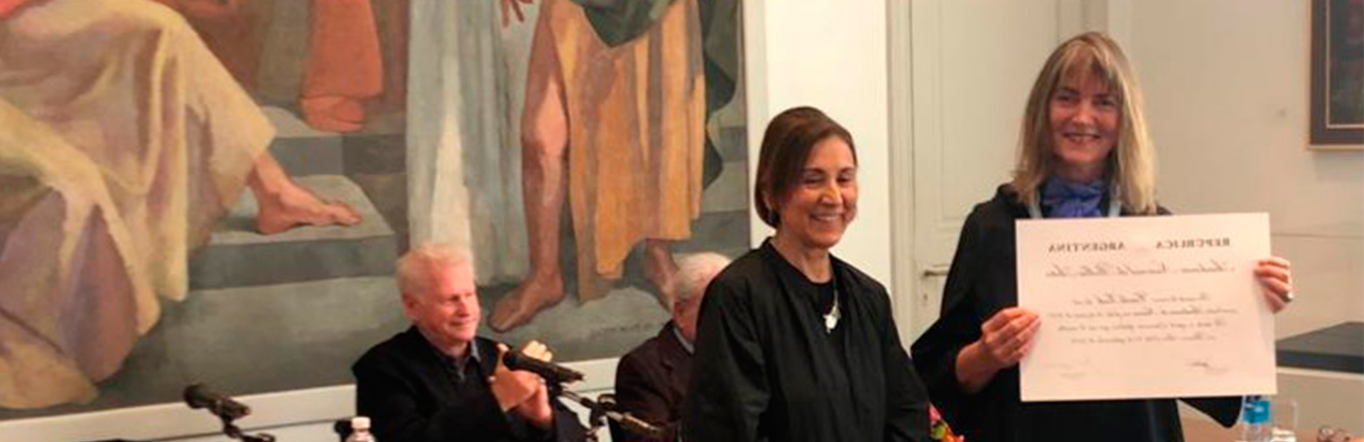 La Academia Nacional de Bellas Artes presentó a Carola Zech en su Incorporación Académica 2022