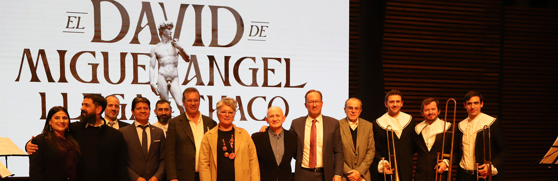 Se presentó el proyecto “El David de Miguel Ángel en Chaco” 