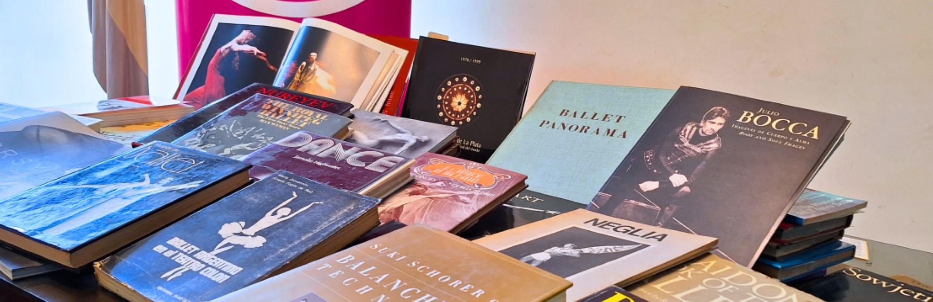 El DAM recibió la donación de más de cien libros pertenecientes a la colección del bailarín Roberto Mezzera