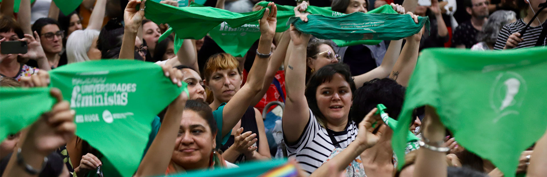 La UNA otorgó el Honoris Causa a referentes de la Campaña Nacional por el Derecho al Aborto