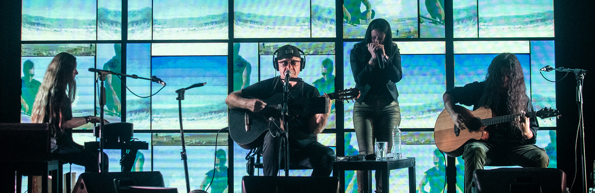 León Gieco dio un concierto a beneficio del Auditorio del DAMus