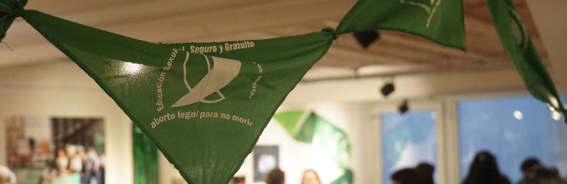 Inauguración de la muestra fotográfica “Imágenes de la Memoria Verde, 20 años de autonomía y lucha por el aborto legal”
