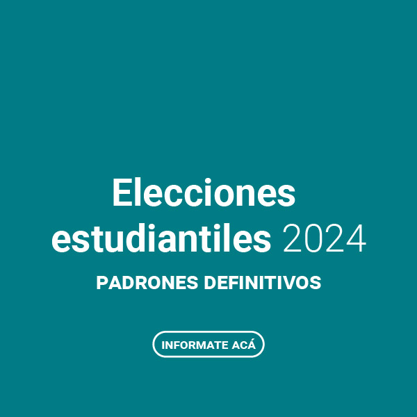 MM - Elecciones estudiantiles 2024, publicación padrones definitivos