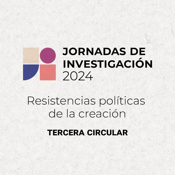 RE - Jornadas de investigación 2024, tercera circular