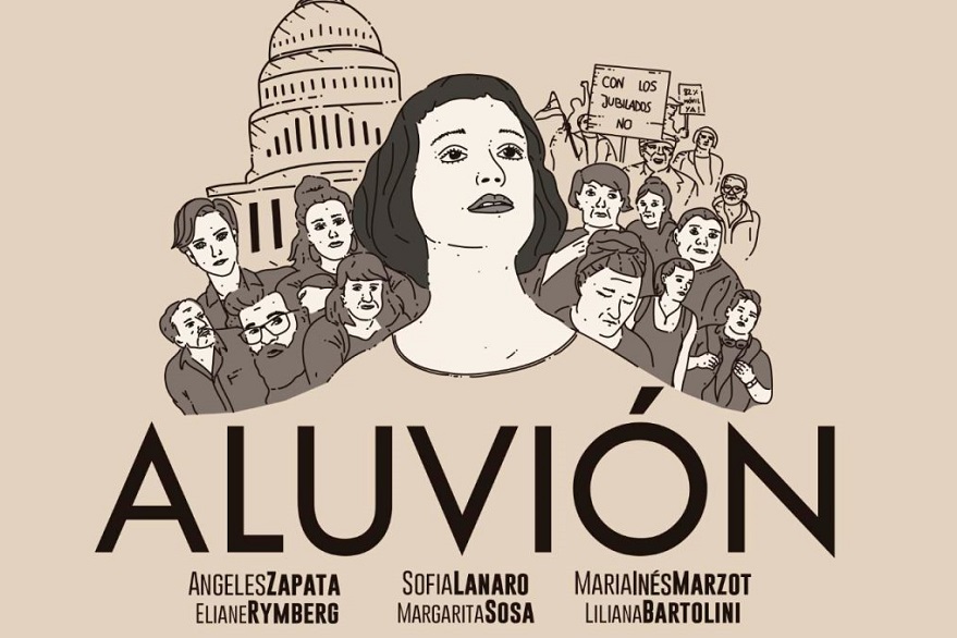 Aluvión, en el cine Gaumont, largometraje docuficción, estreno el jueves 30 de junio